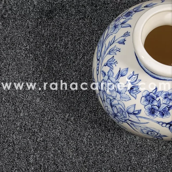 پالاز موکت طوسی 3 در دو پونه 9852 دور دوزی شده